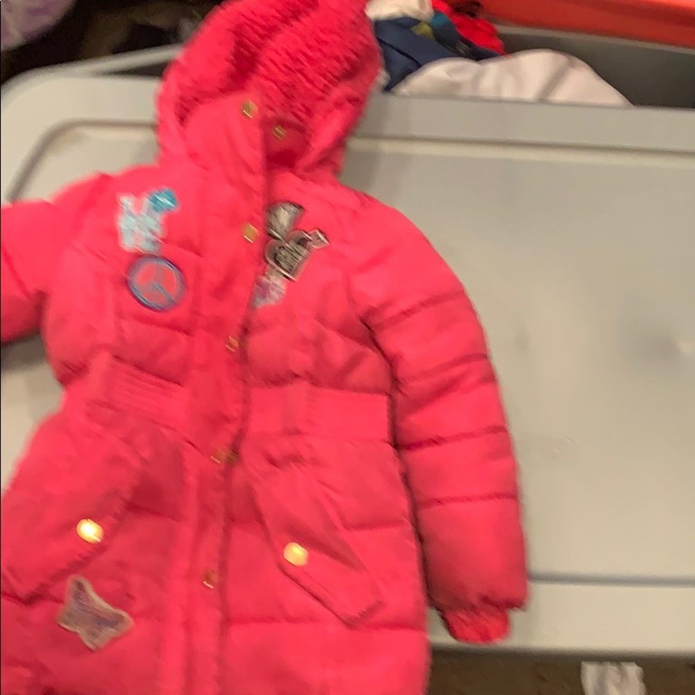 Long puffer coat